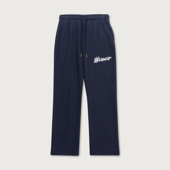 Wavy Knit Pant - Navy