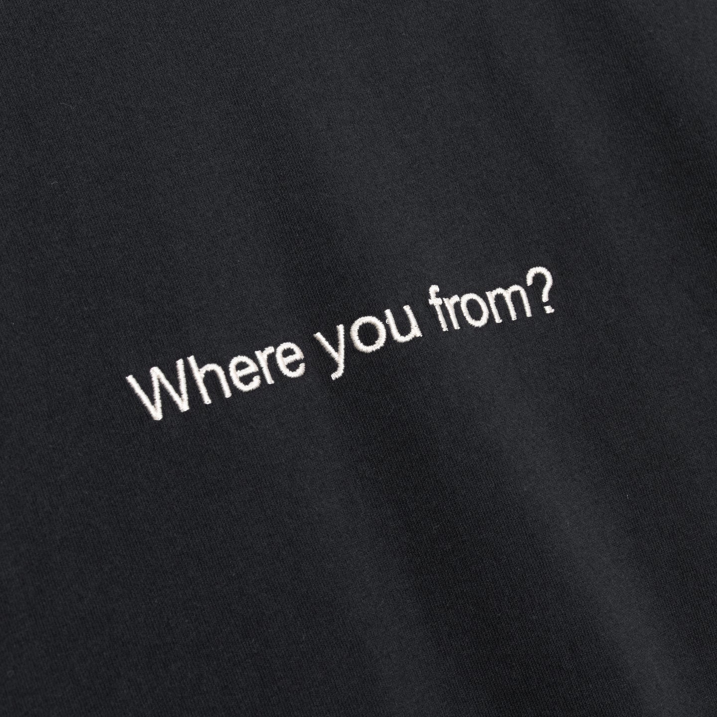 Where You From Tee - Black