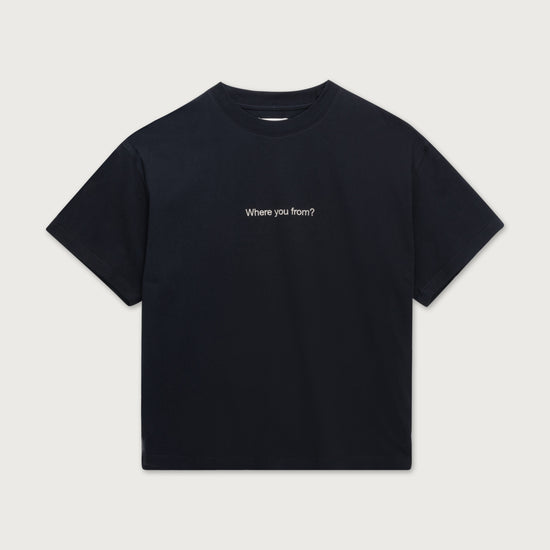 Where You From Tee - Black
