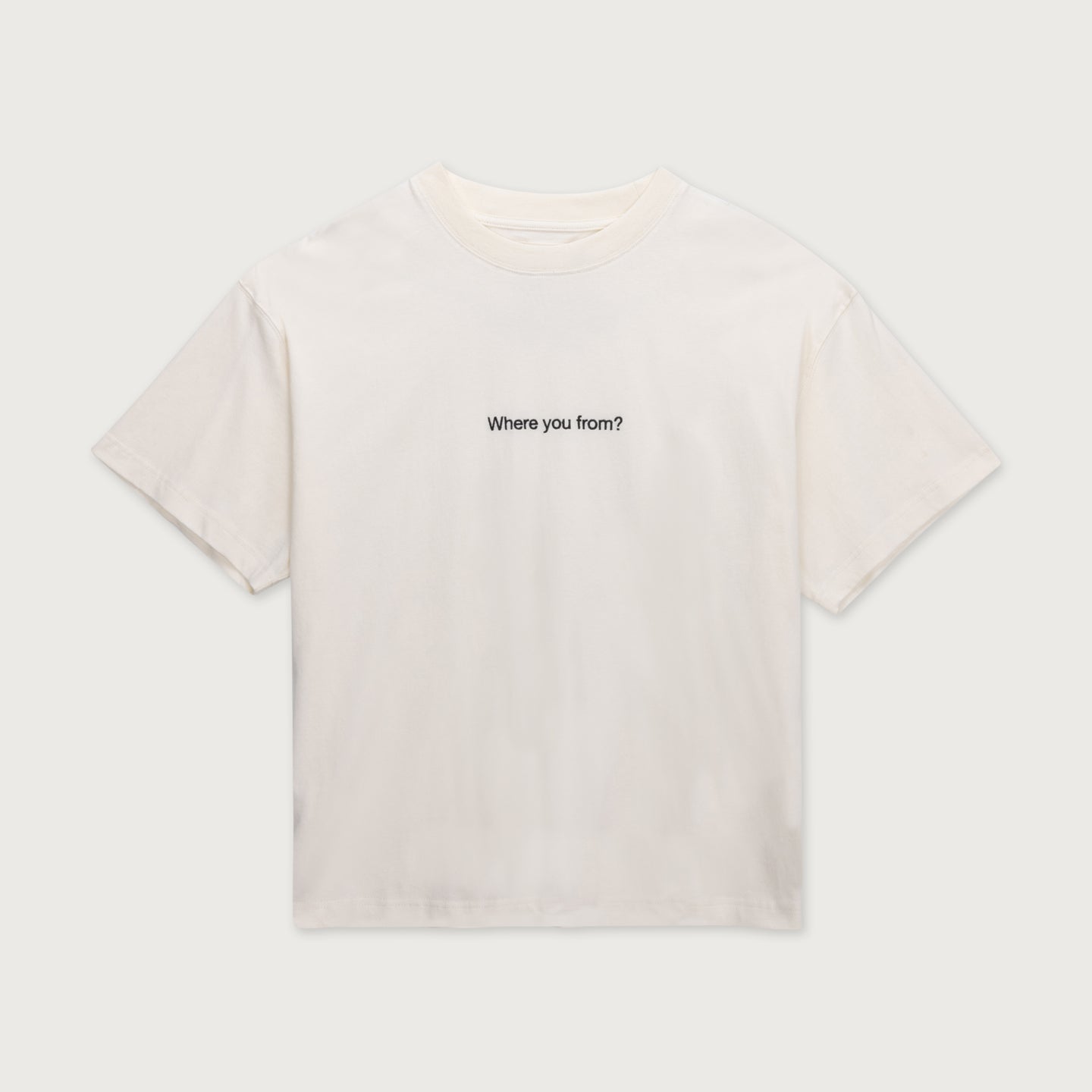 Where You From Tee - White