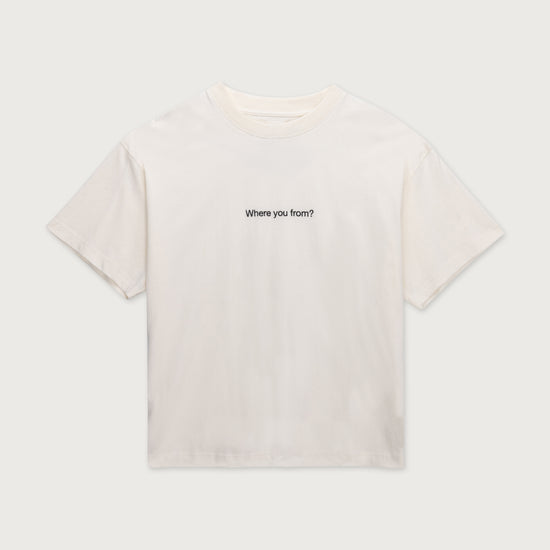 Where You From Tee - White