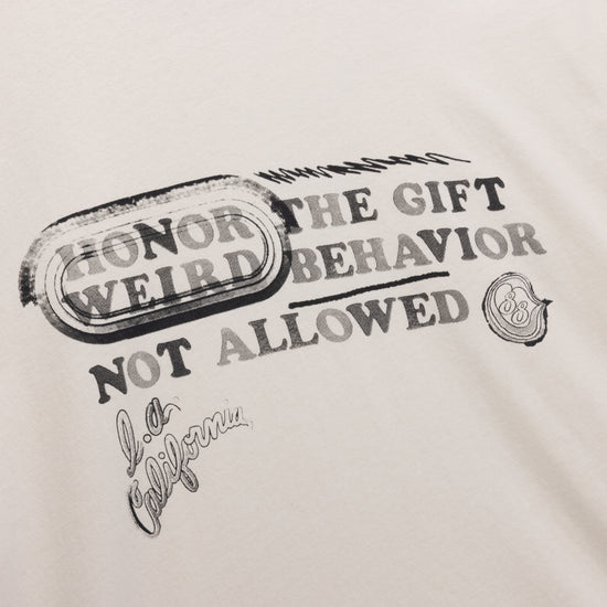 Weird Behavior S/S Tee - Taupe