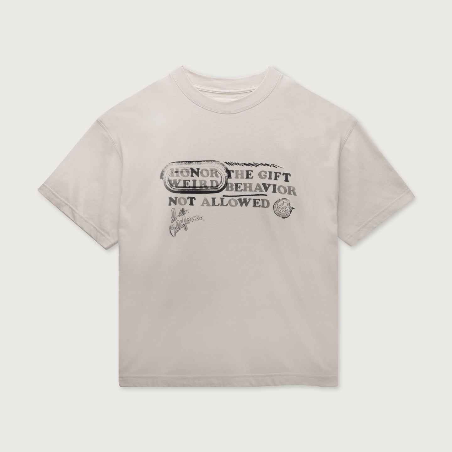 Weird Behavior S/S Tee - Taupe