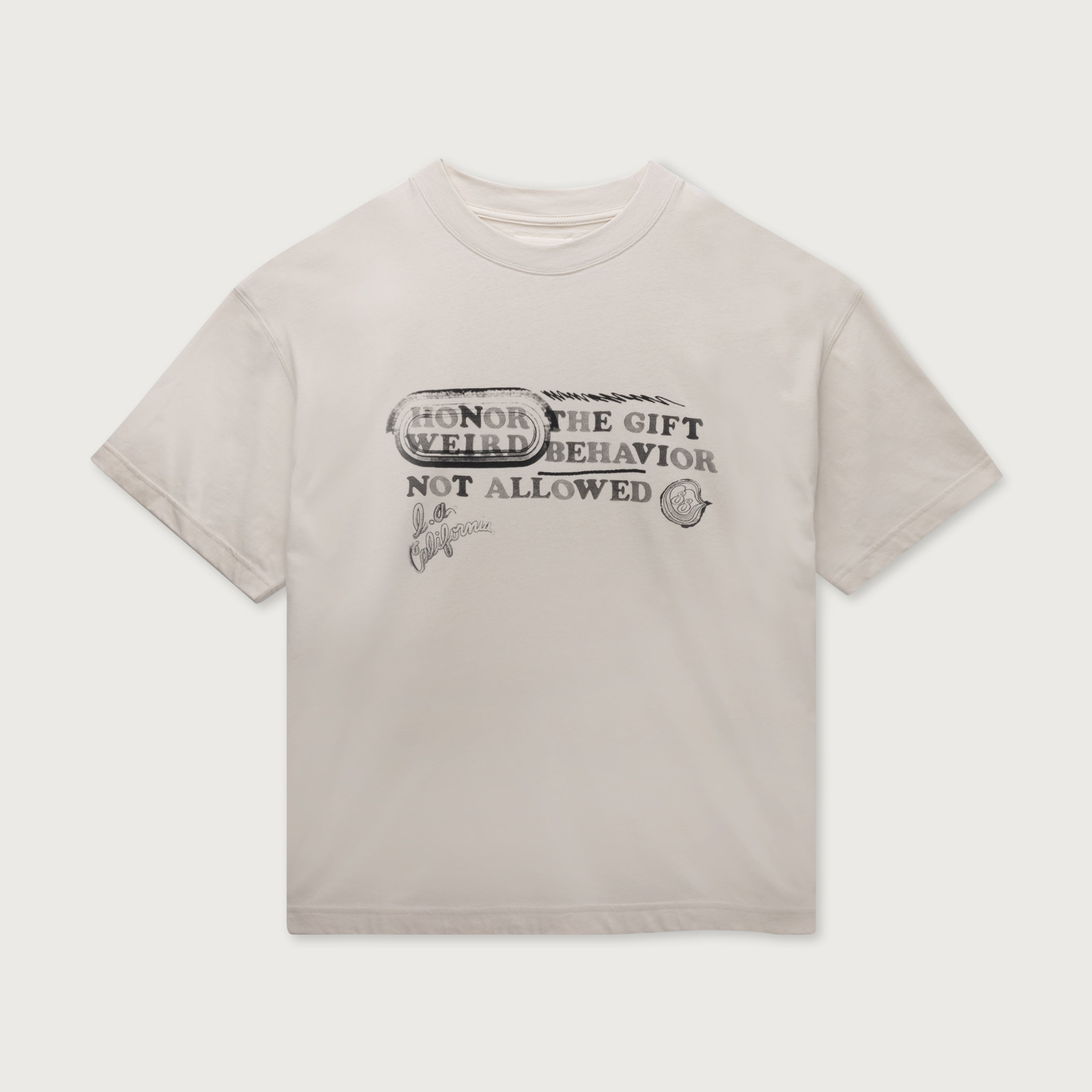 Weird Behavior S/S Tee - Taupe