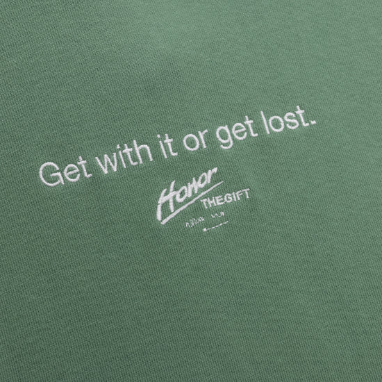 Get With It Or Get Lost Hoodie - Mint