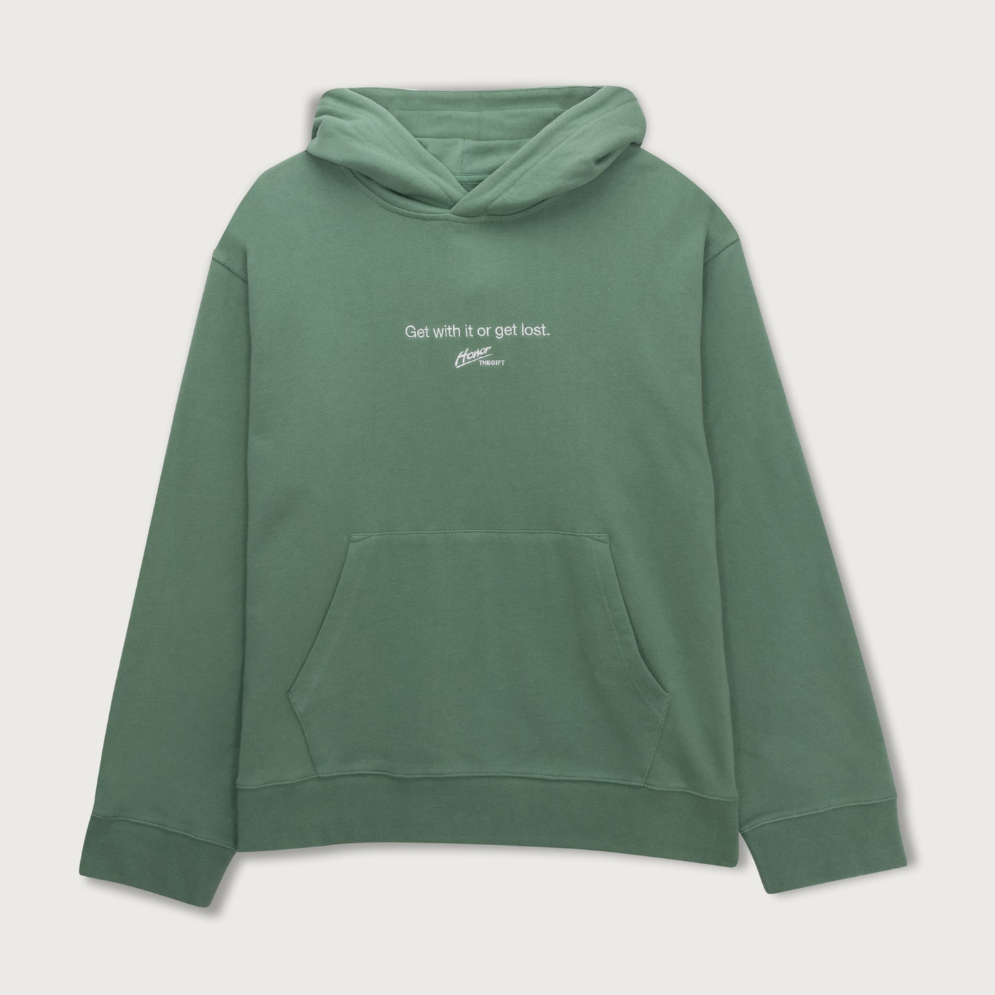 Get With It Or Get Lost Hoodie - Mint