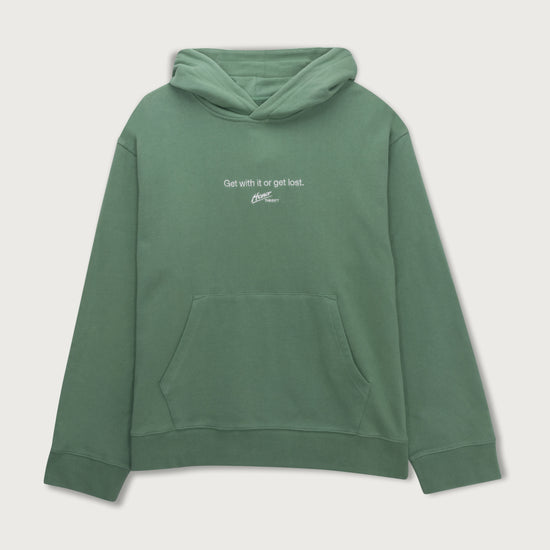 Get With It Or Get Lost Hoodie - Mint