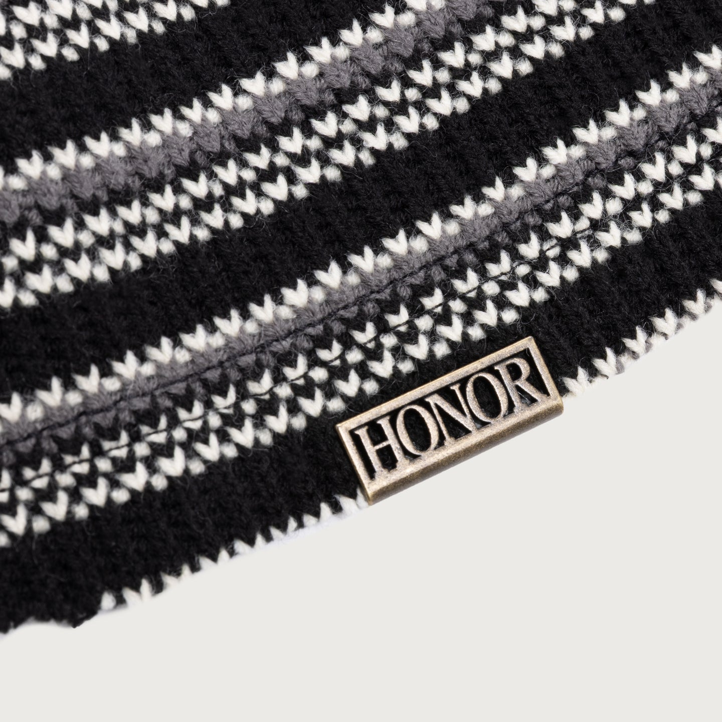 Speak Striped Crew - Black