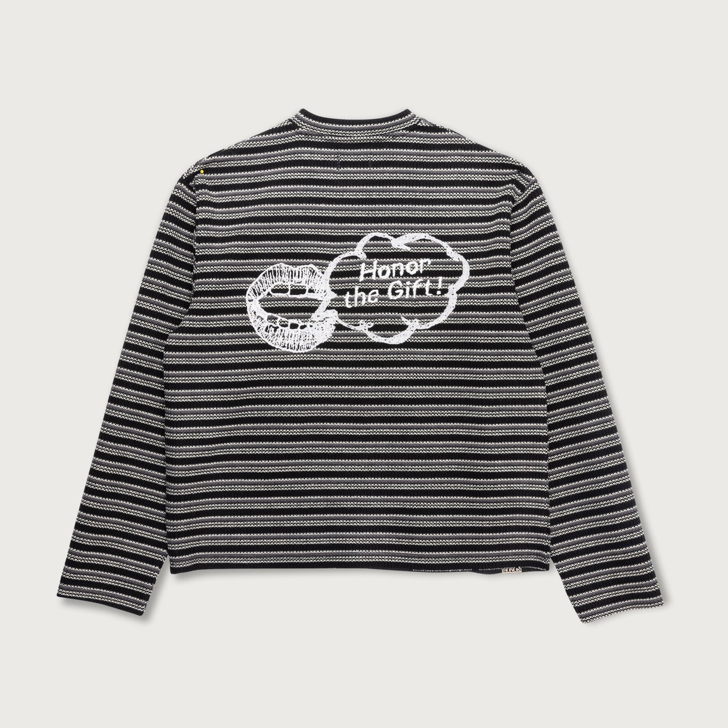 Speak Striped Crew - Black