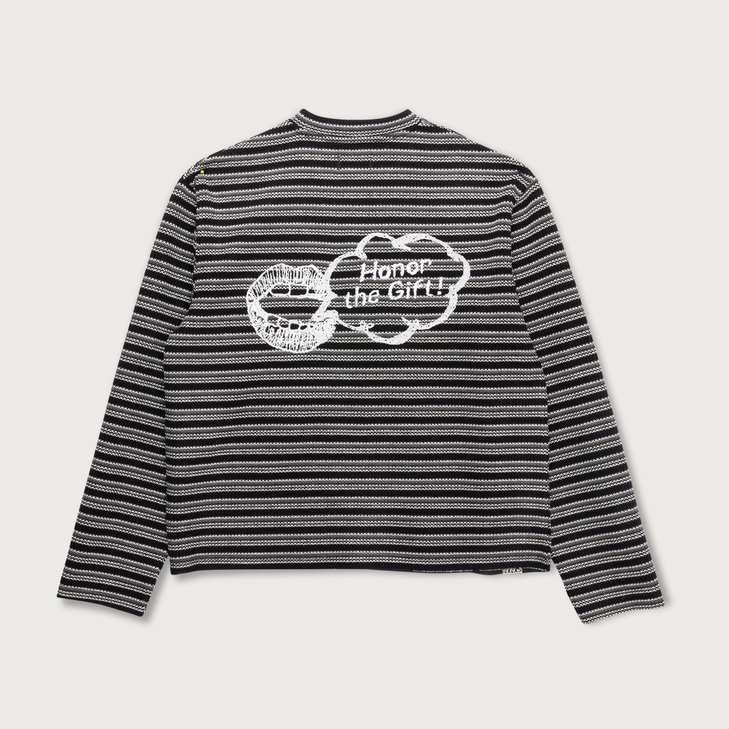 Speak Striped Crew - Black
