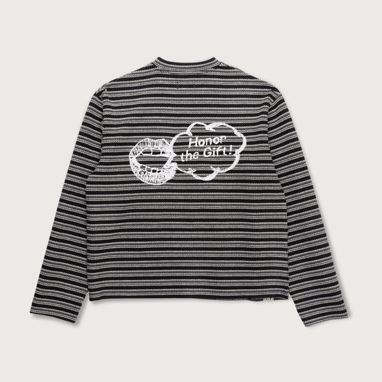 Speak Striped Crew - Black