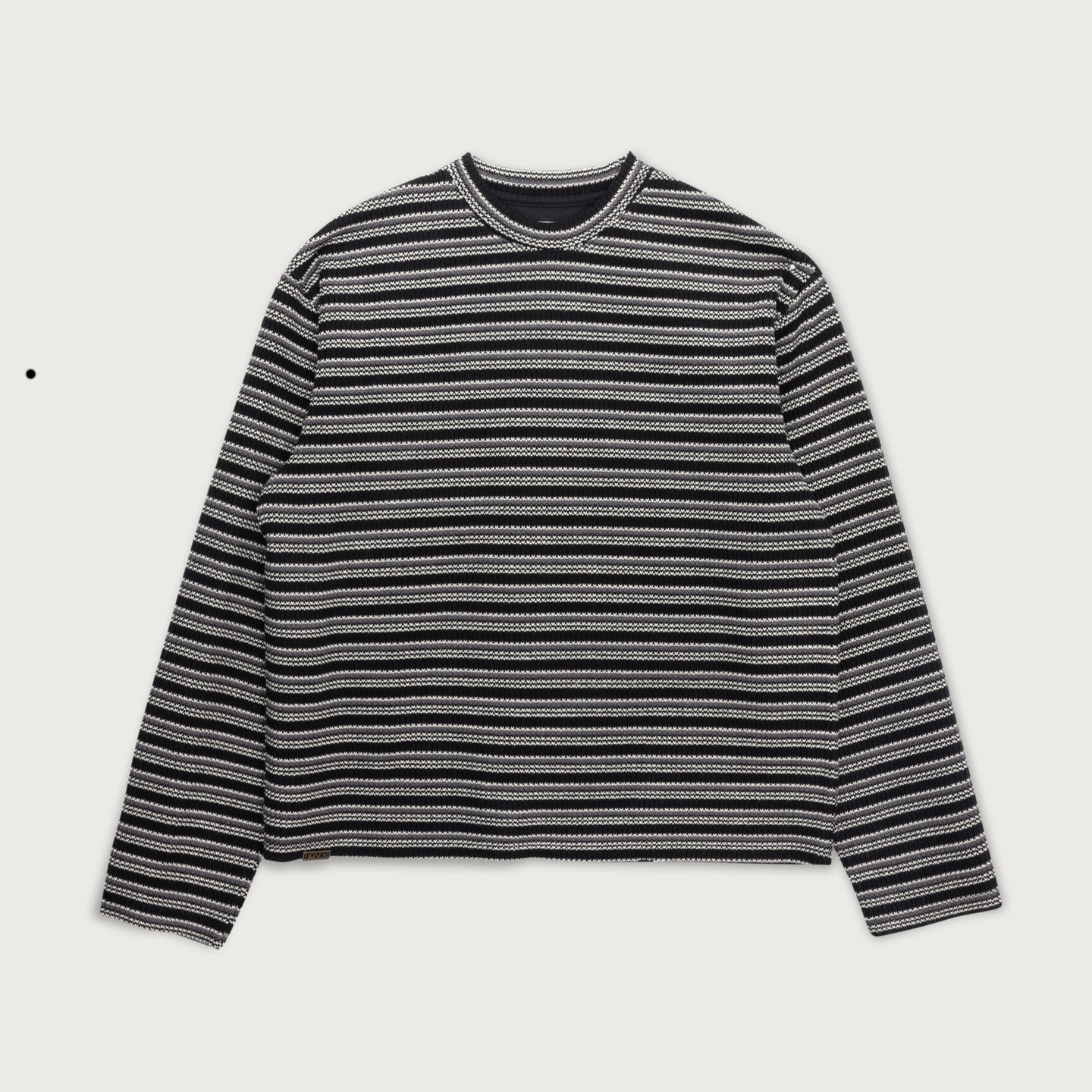 Speak Striped Crew - Black