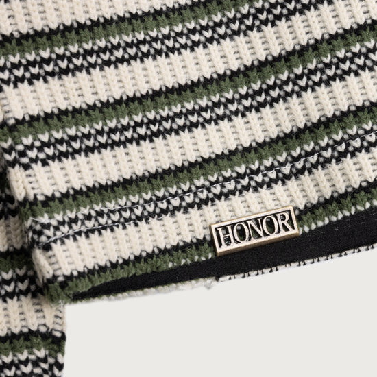 Speak Striped Crew - Olive