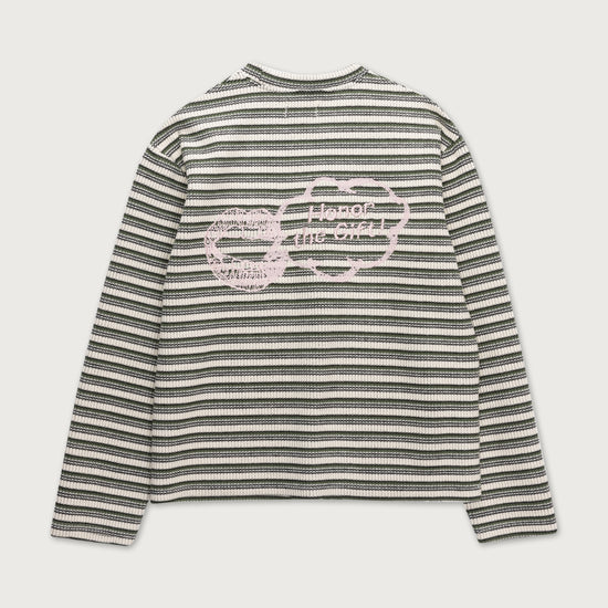 Speak Striped Crew - Olive