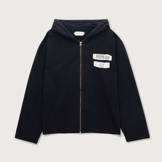 Running Shit Since 1988 Zip Hoodie - Black