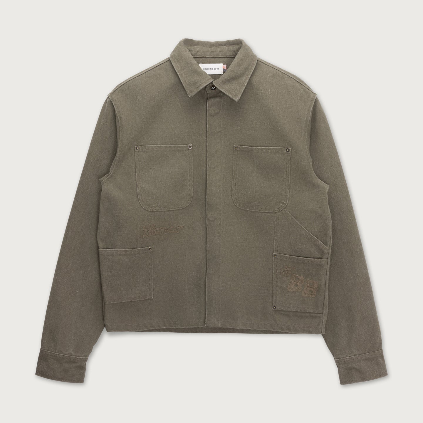 #88 Carpenter Shirt - Pebble