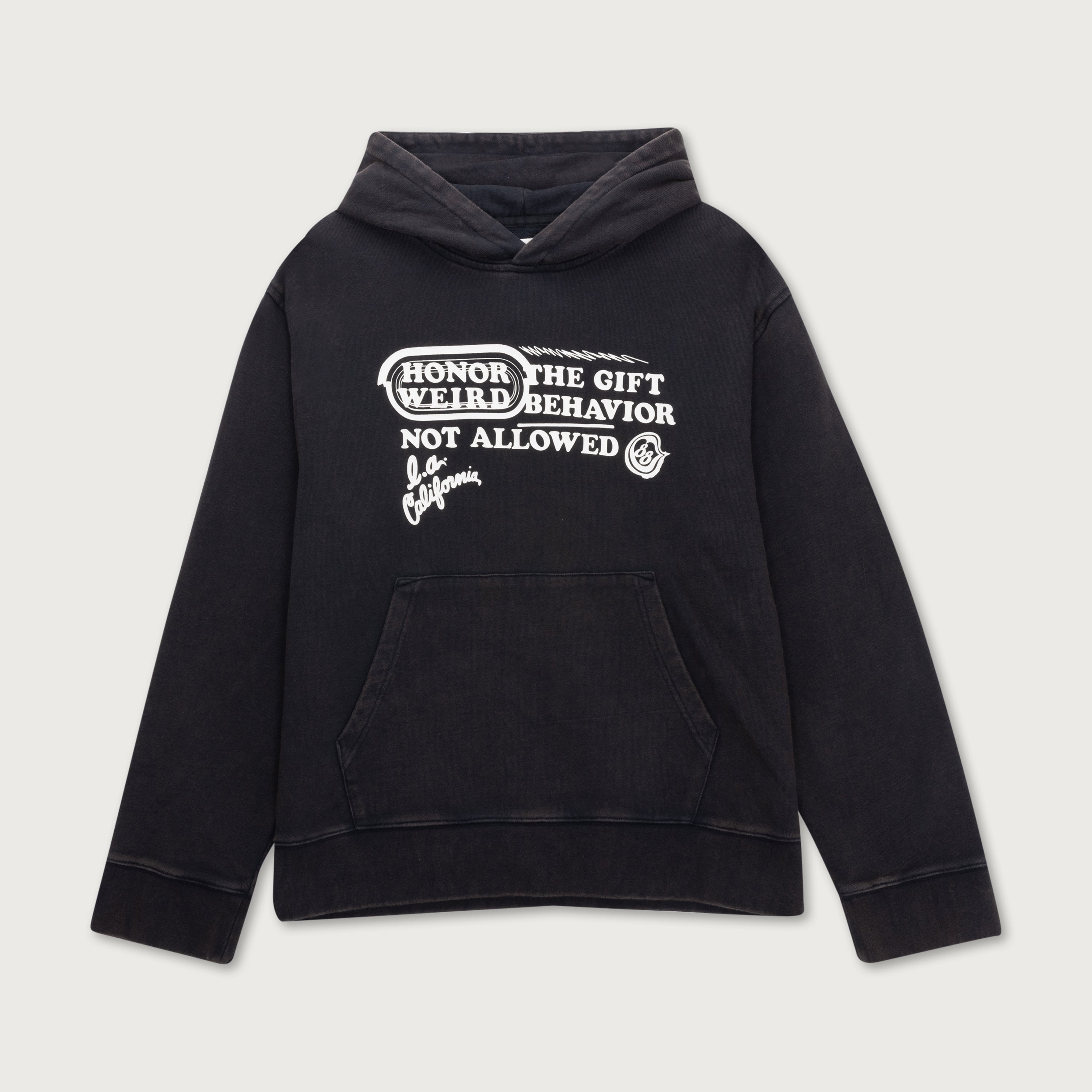 Not Allowed Hoodie - Black – Honor The Gift