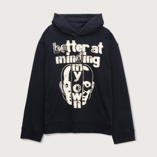 Better At Minding My Own Hoodie - Black