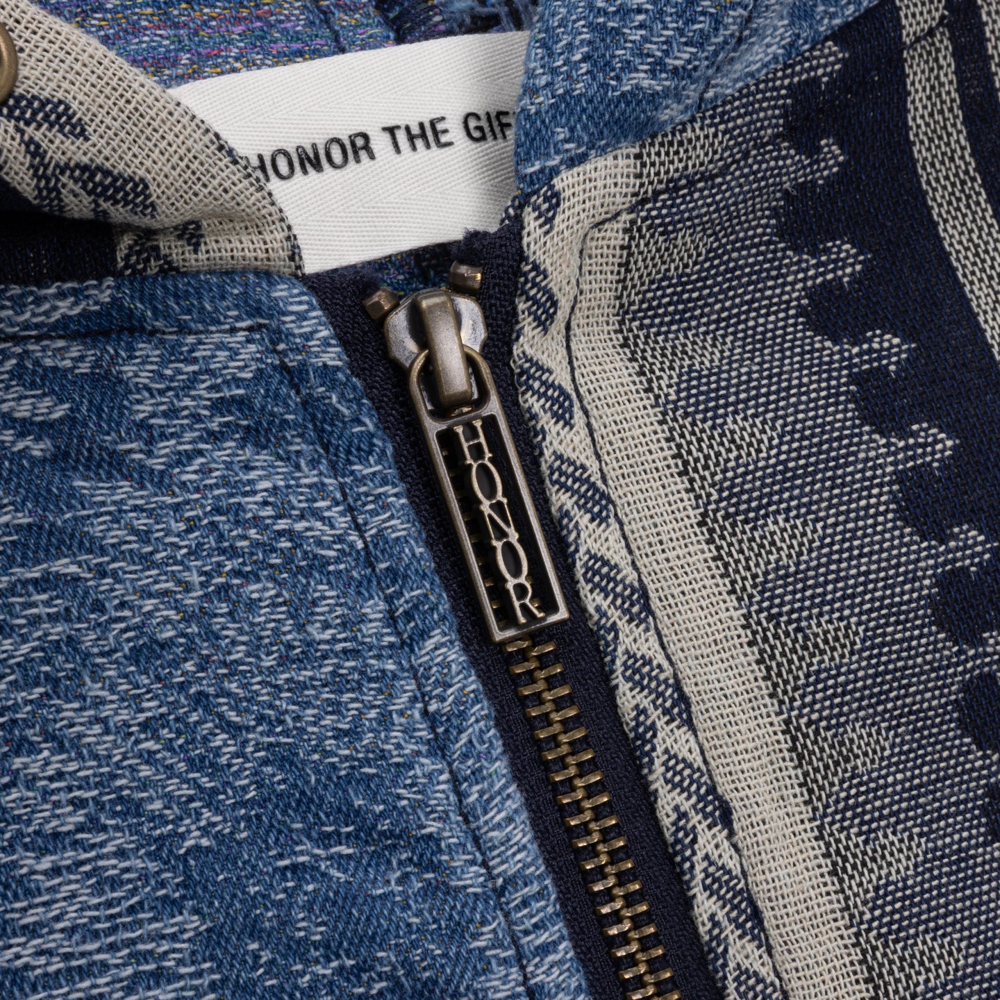 Indigo Tapestry Hoodie - Indigo