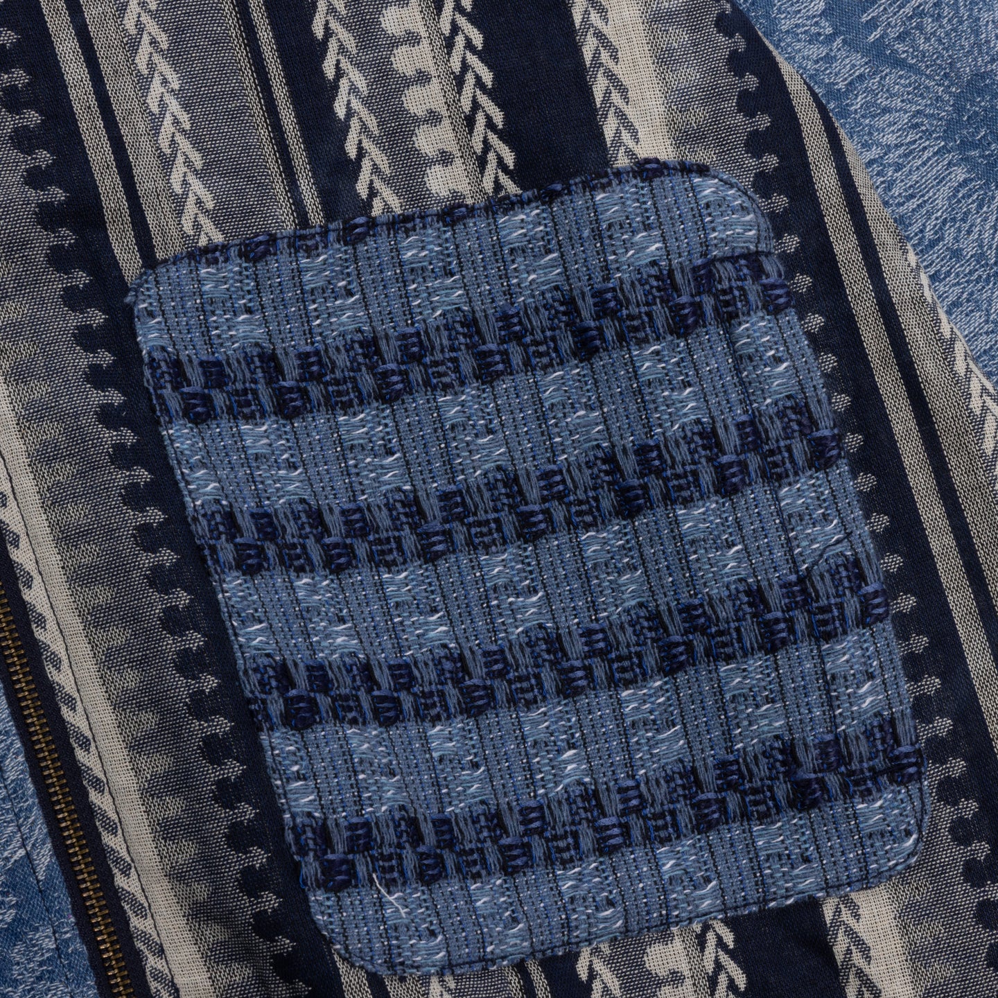 Indigo Tapestry Hoodie - Indigo