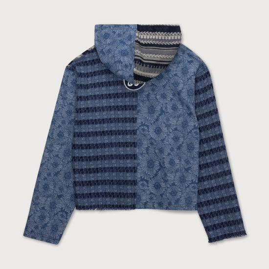 Indigo Tapestry Hoodie - Indigo