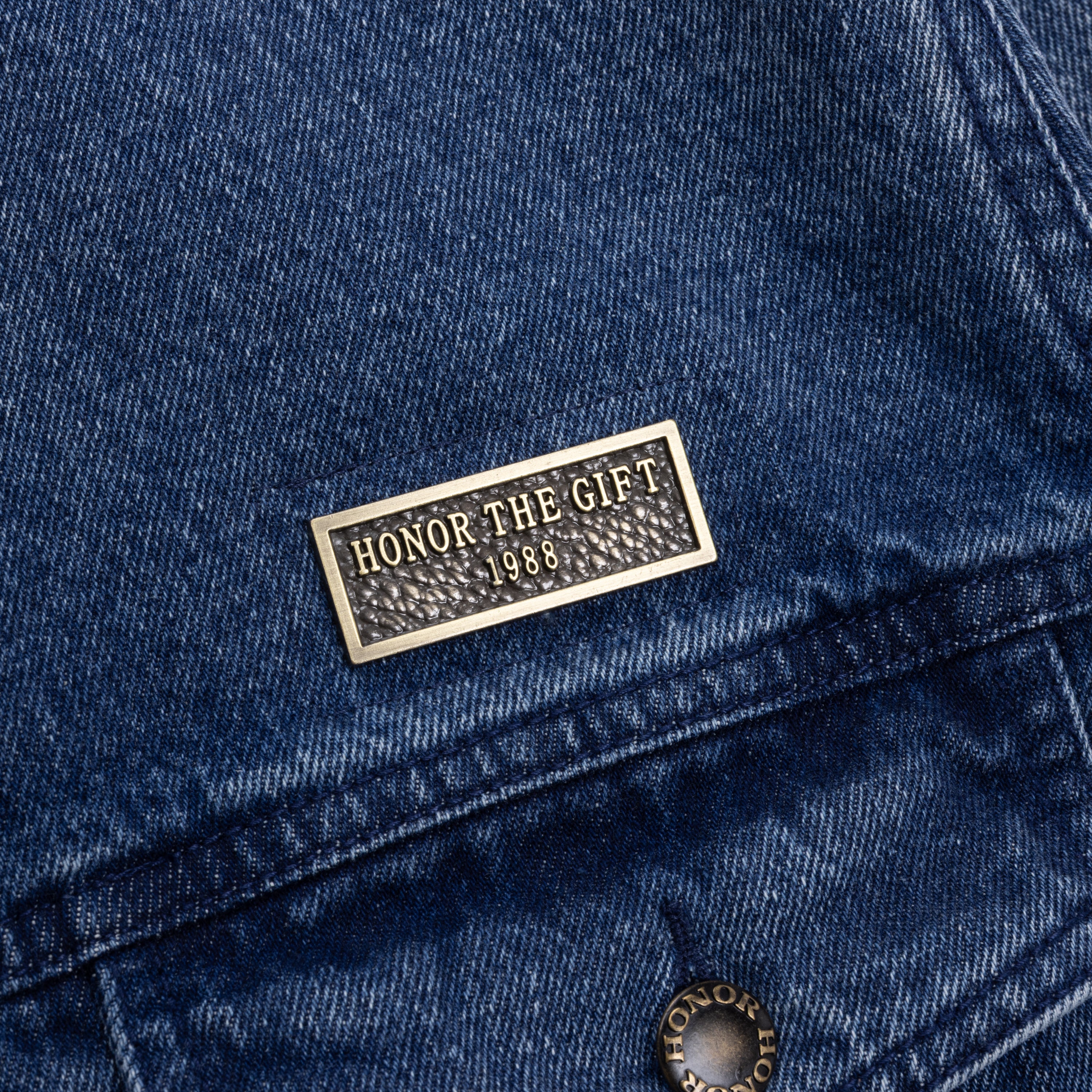 Washed Twill Trucker - Indigo