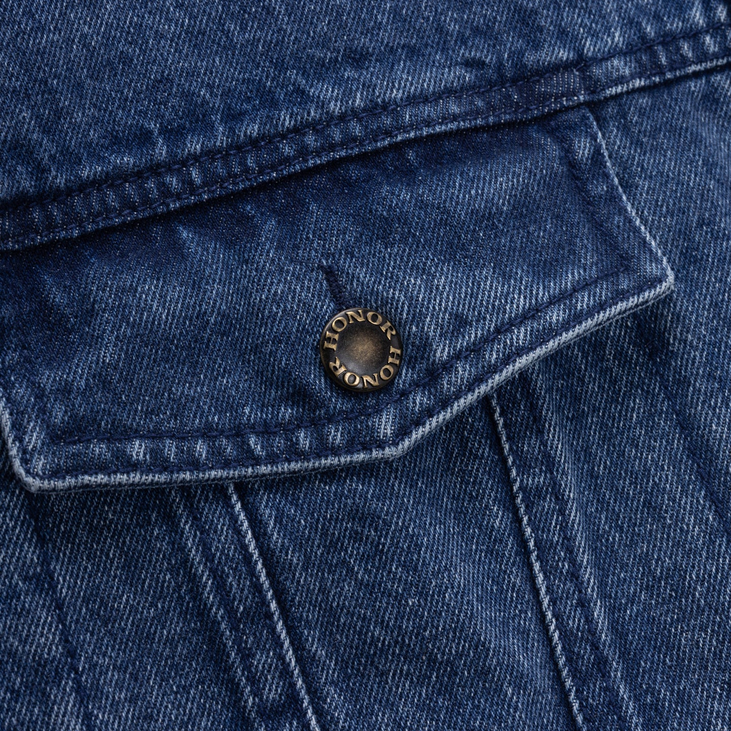 Washed Twill Trucker - Indigo