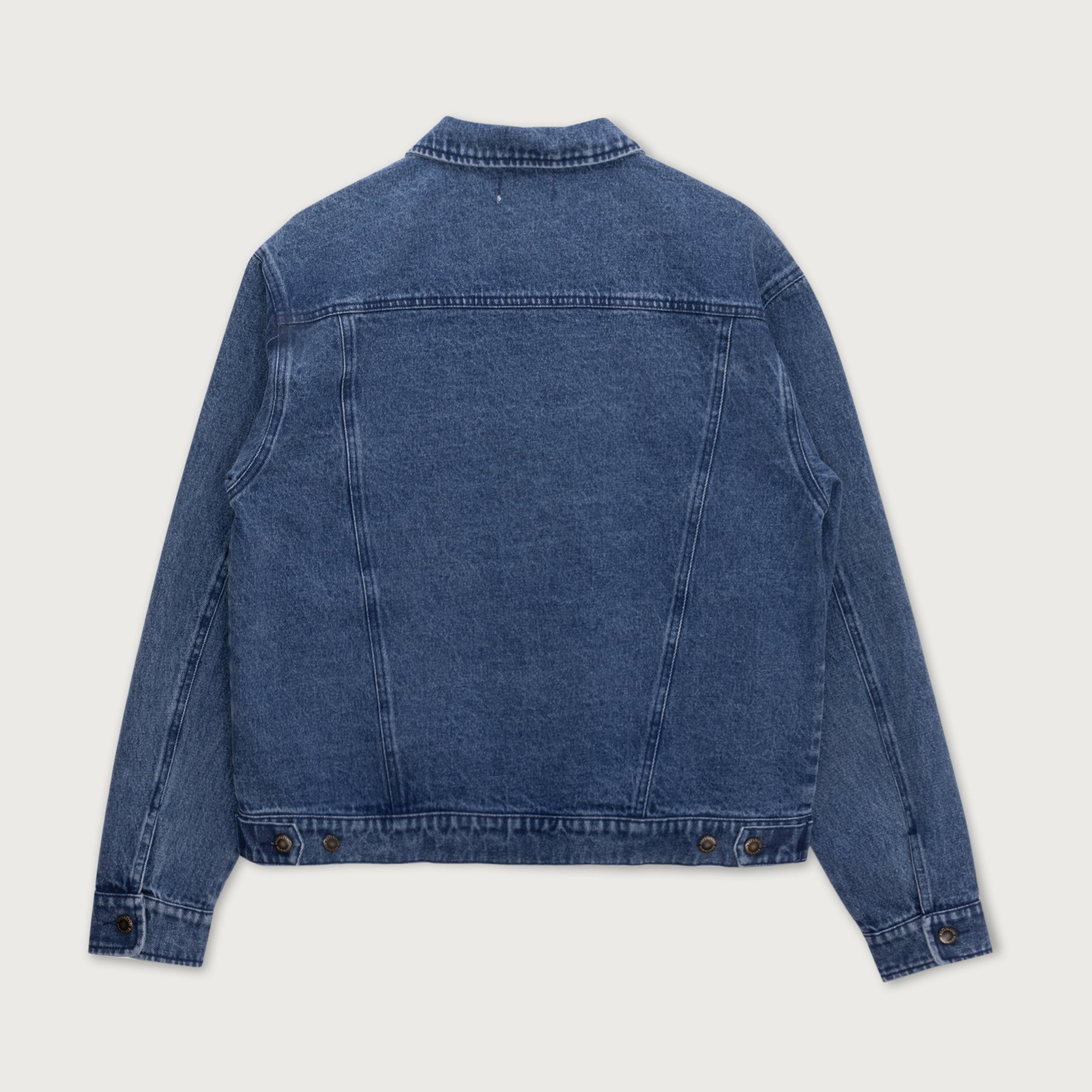 Washed Twill Trucker - Indigo