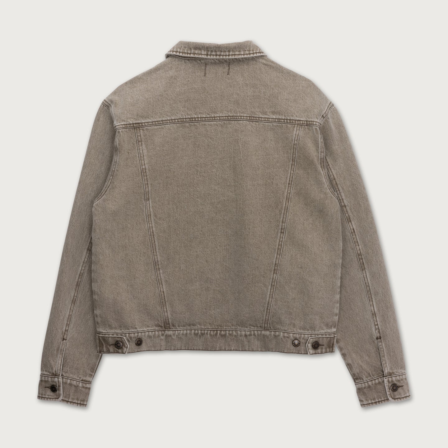 Washed Twill Trucker - Taupe