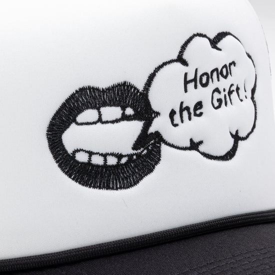 Speak Trucker Cap - Black