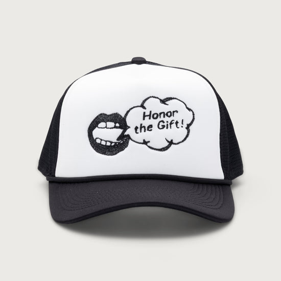 Speak Trucker Cap - Black