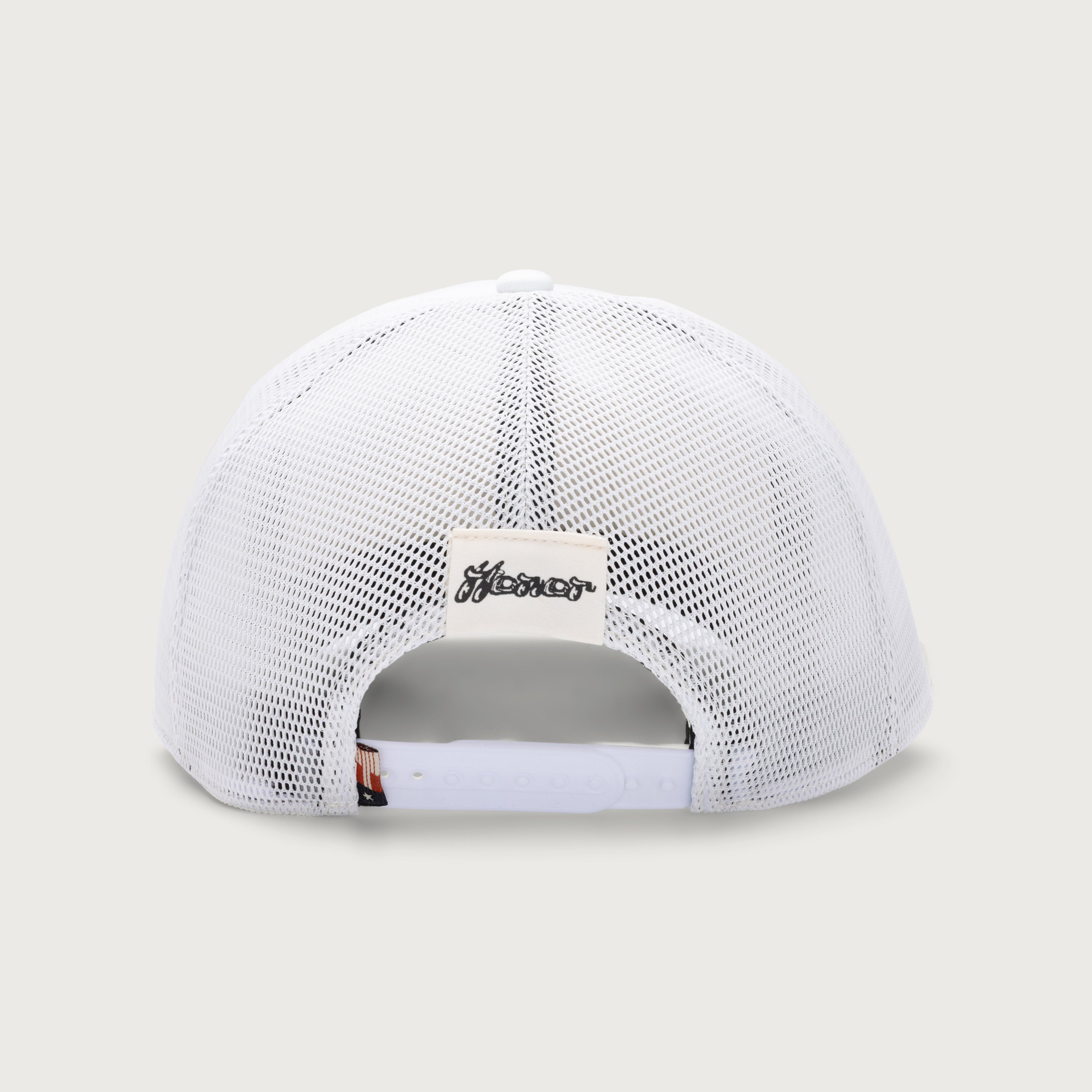 H Patch Trucker Cap - Bone