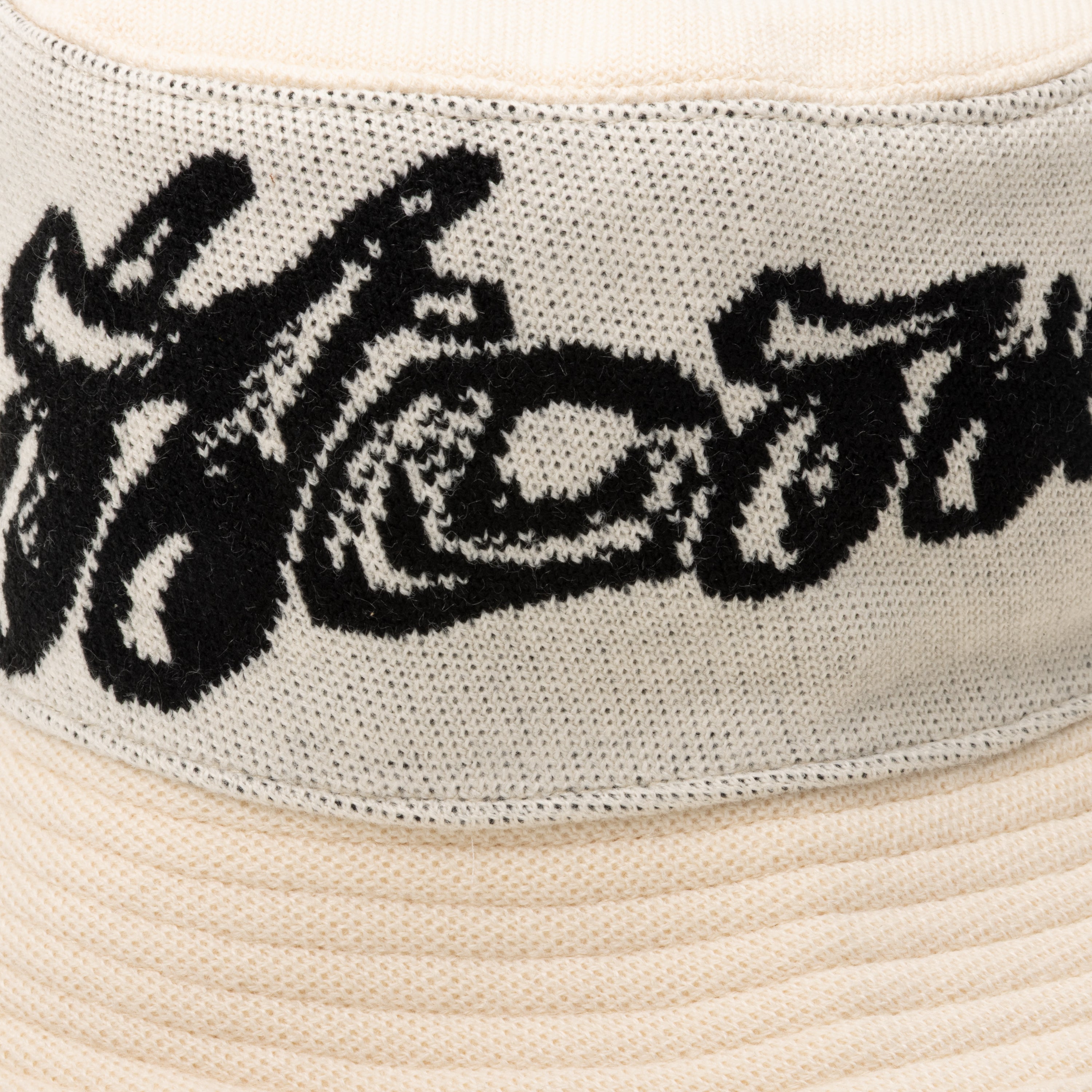 #88 Jacquard Bucket Hat - Bone