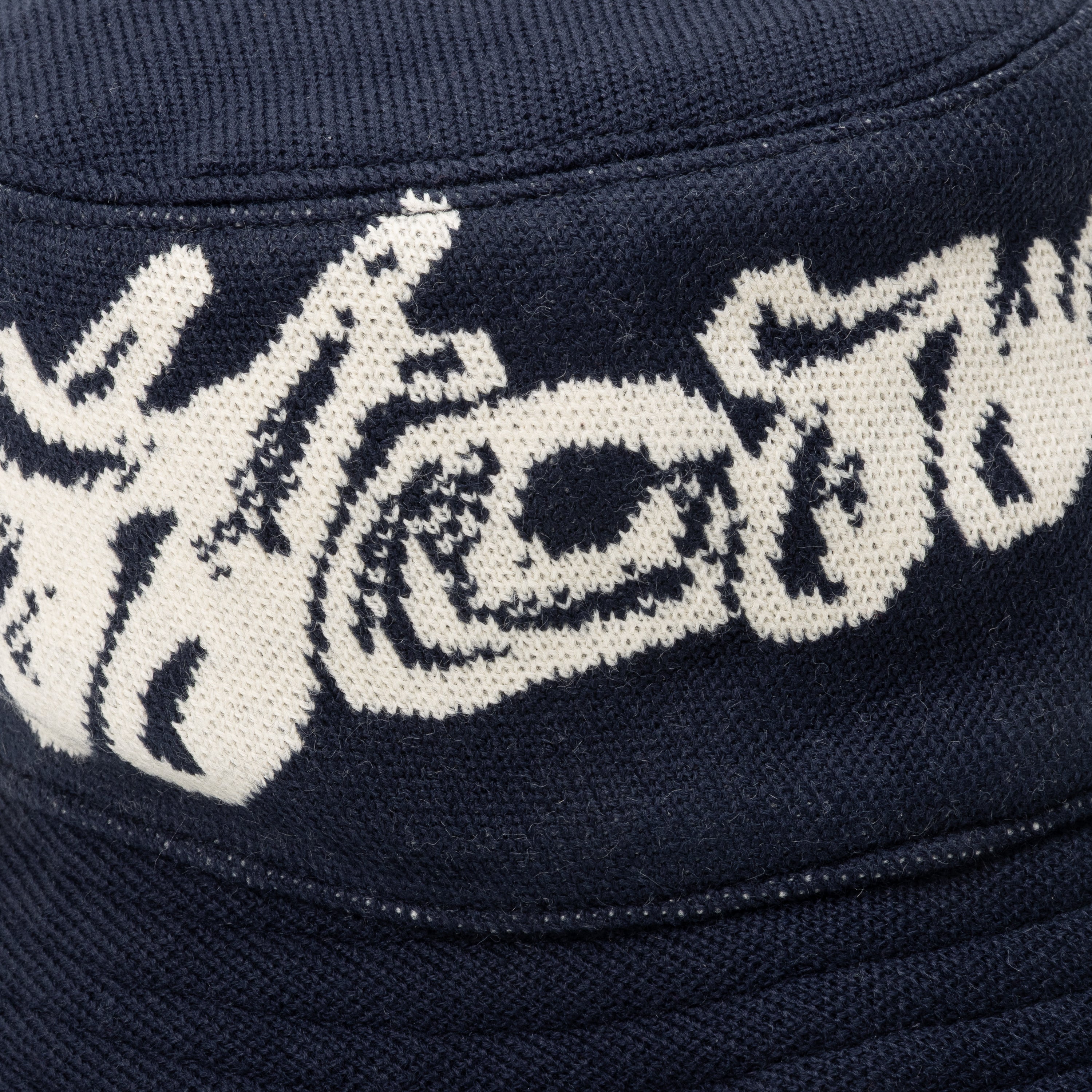 #88 Jacquard Bucket Hat - Navy
