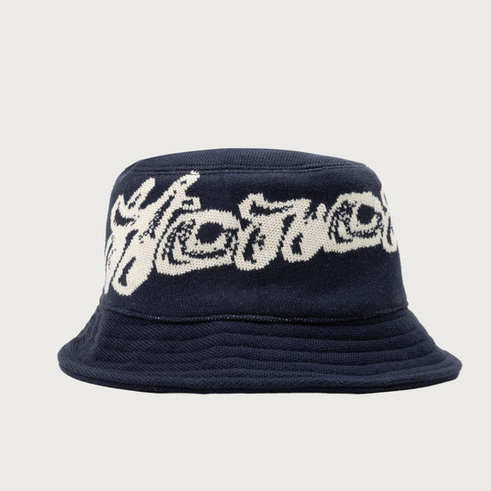 #88 Jacquard Bucket Hat - Navy