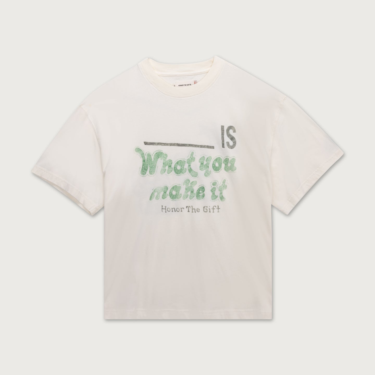 What You Make It Tee - White