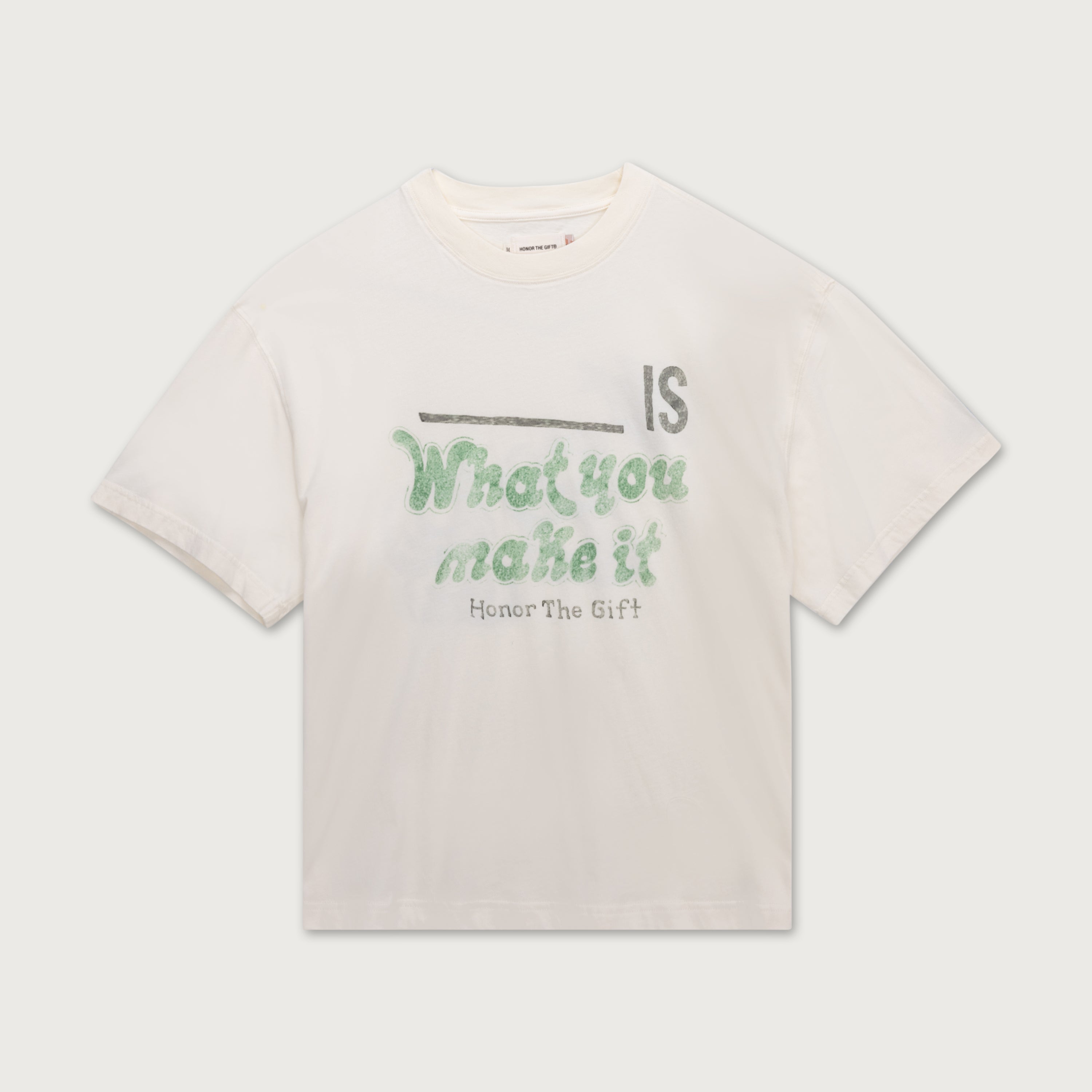 What You Make It Tee - White