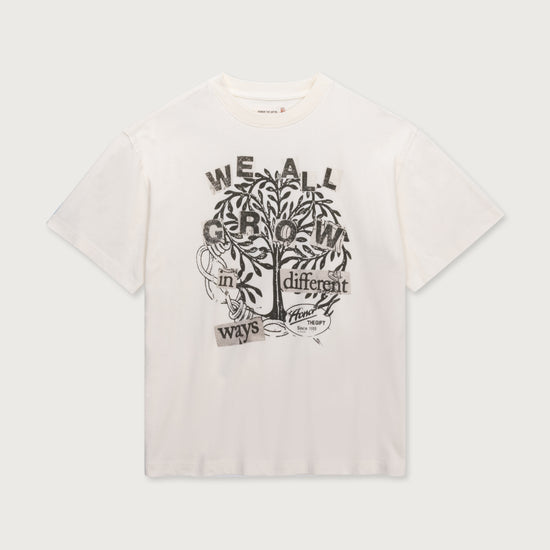 We All Grow Tee - White