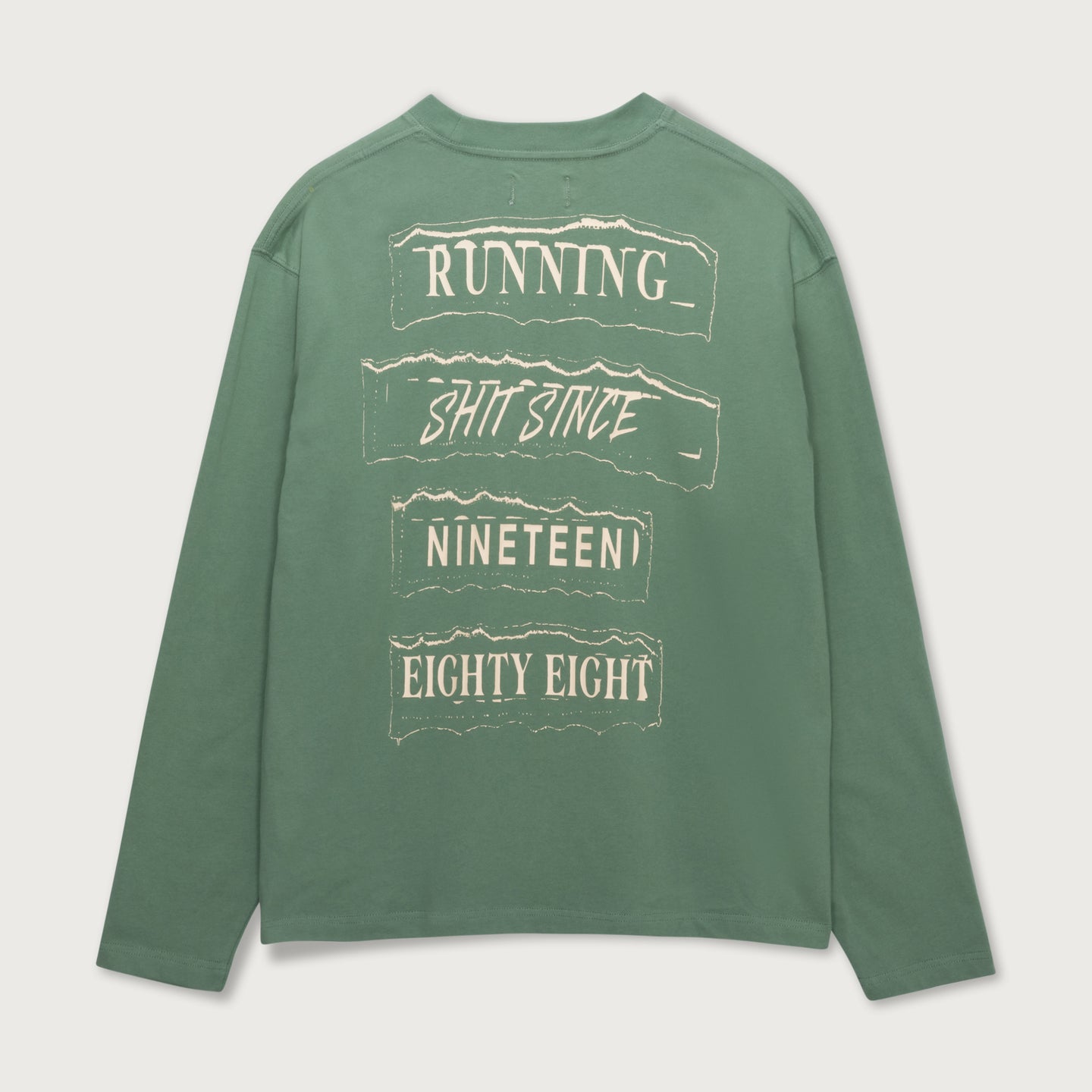 Running Shit L/S Tee - Mint