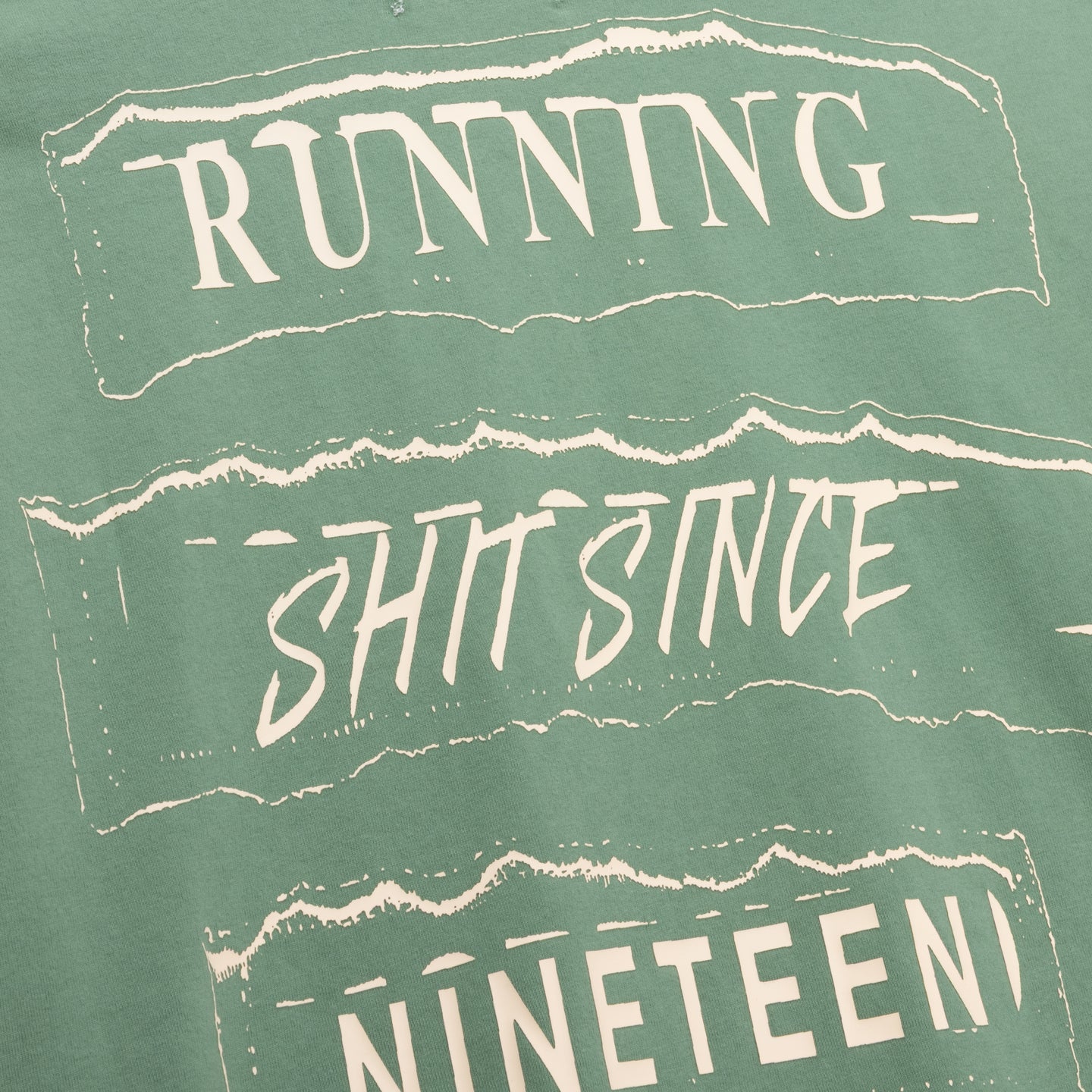 Running Shit L/S Tee - Mint