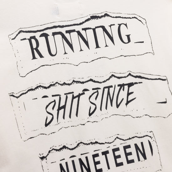 Running Shit L/S Tee - White