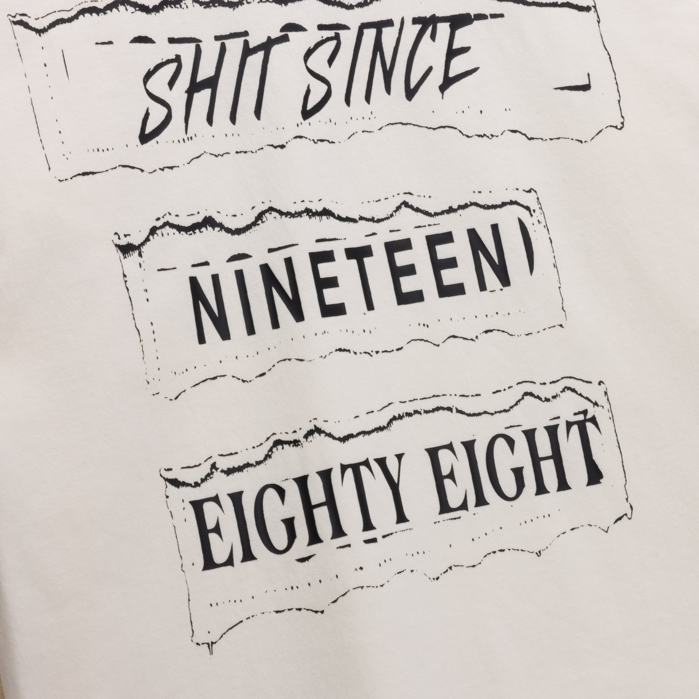 Running Shit L/S Tee - White