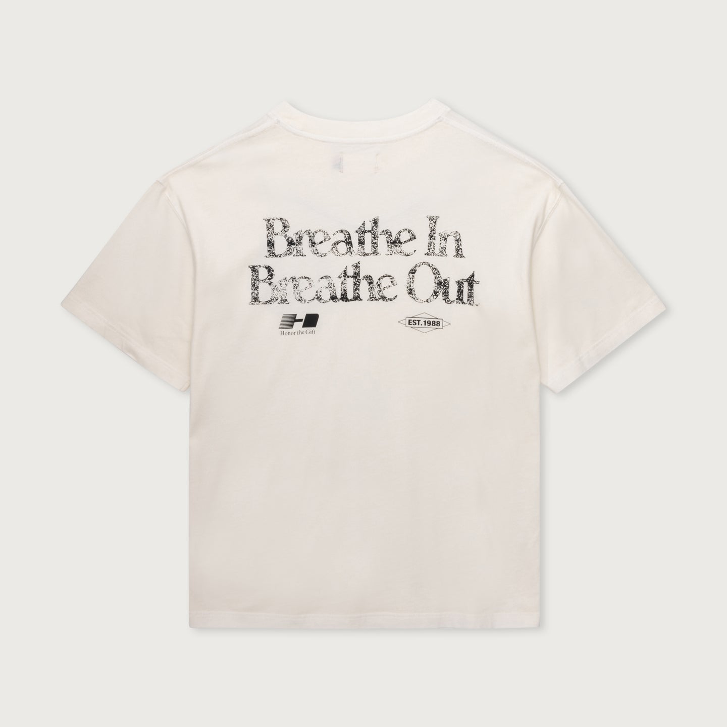 Breathe In Breathe Out Tee - White