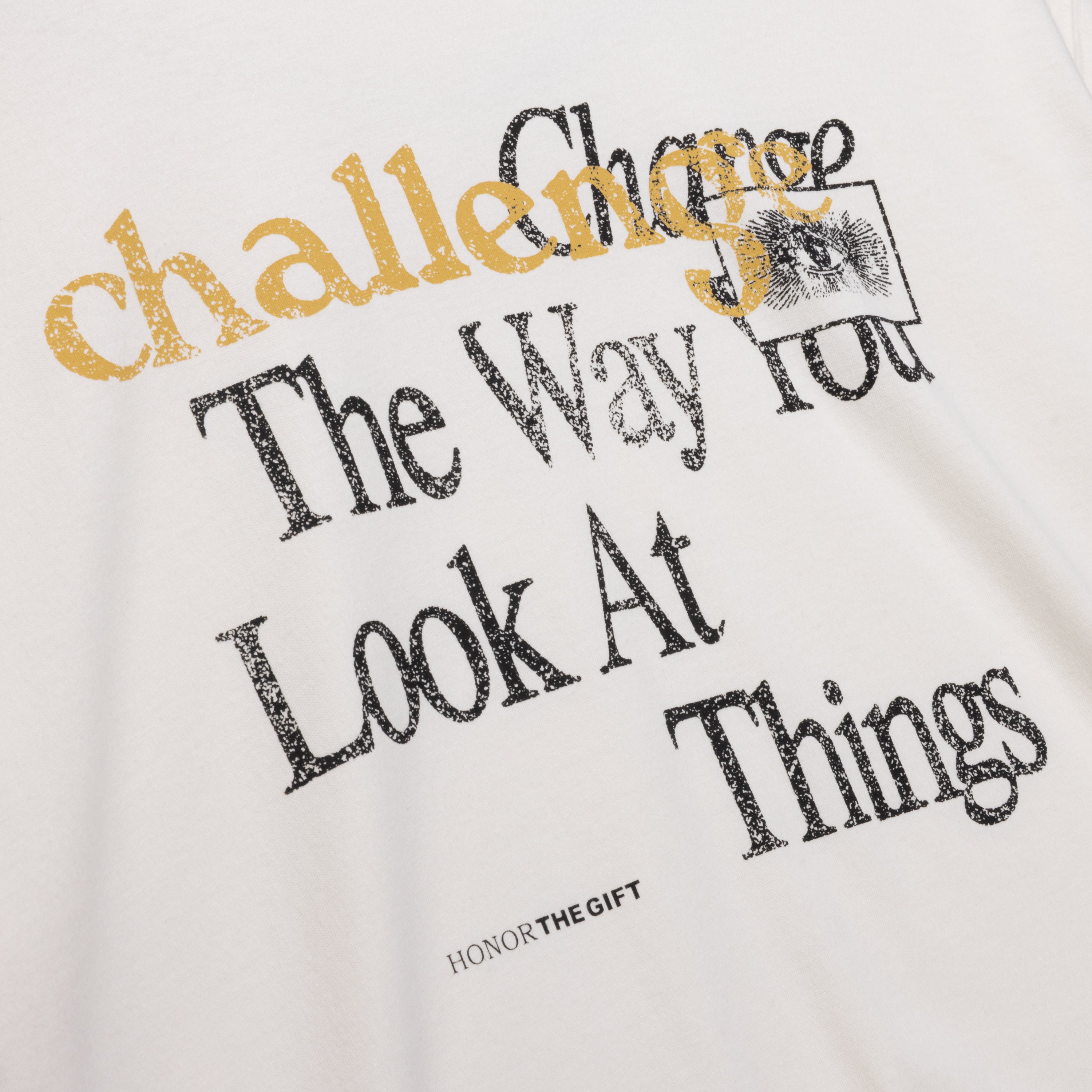 Challenge Tee - White – Honor The Gift