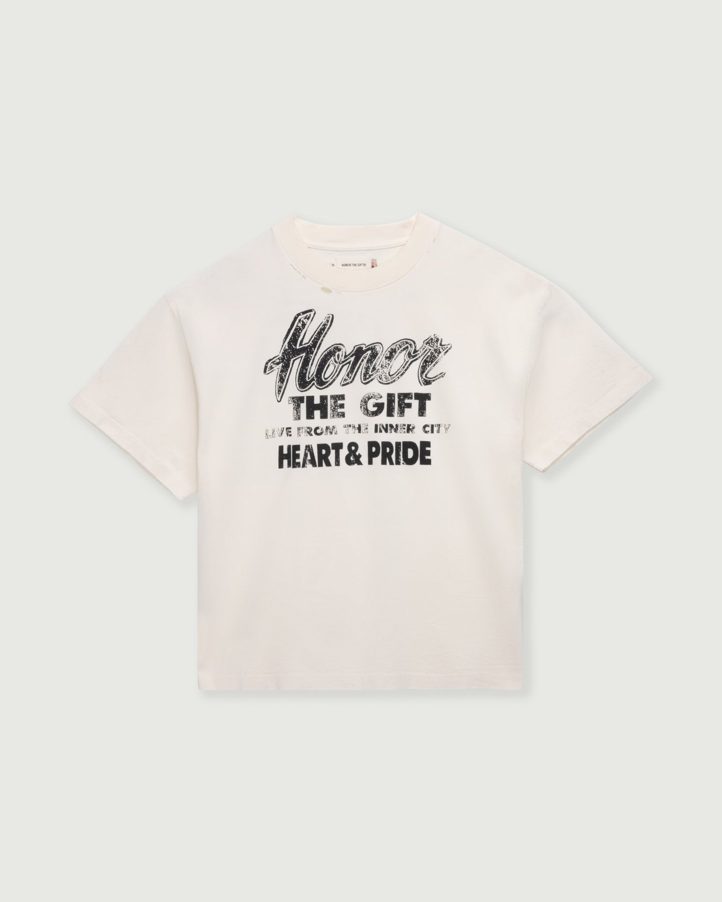 Heart & Pride Tee - Bone