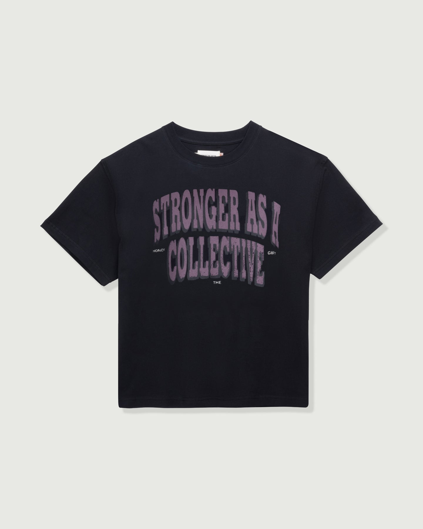 Stronger As A Collective Tee - Black