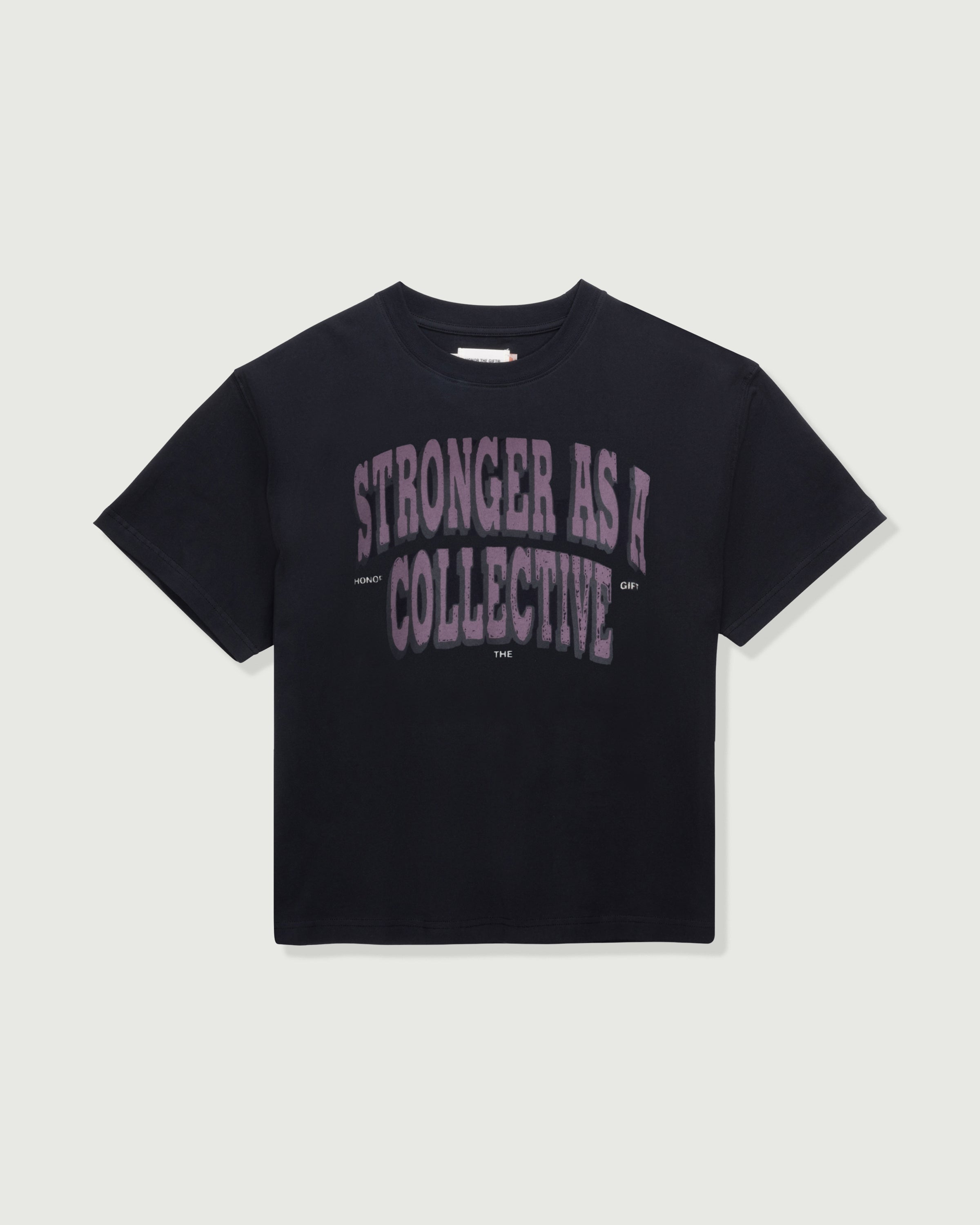 Stronger As A Collective Tee - Black