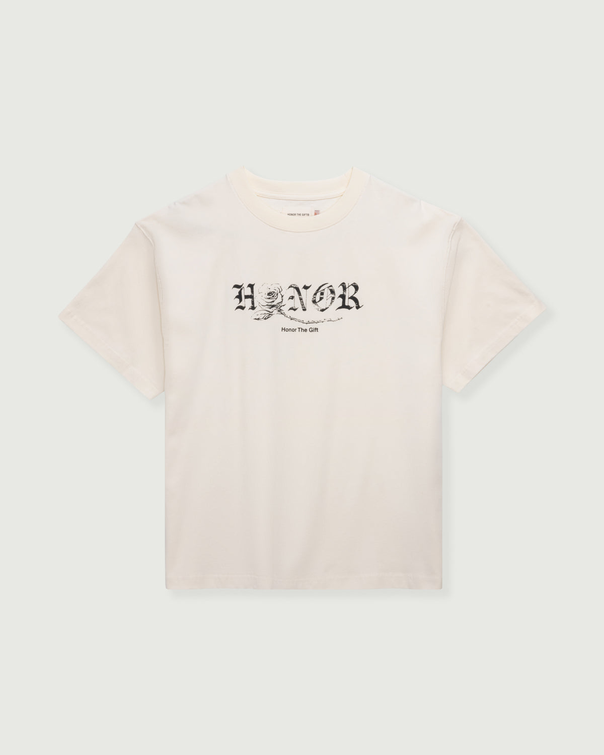Fallen Rose Tee - Bone