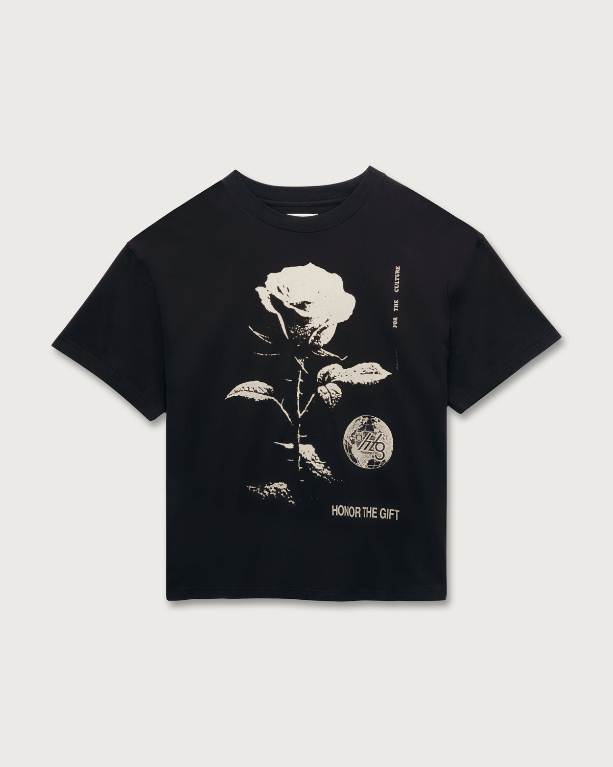 Rose From Concrete Tee - Black