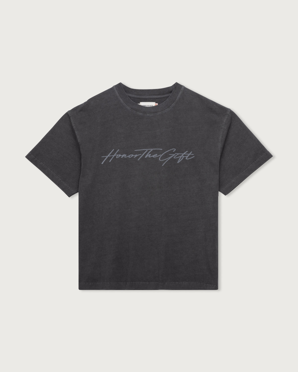 Script Tee - Vintage Black